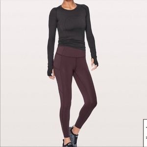lululemon fast & free 7/8 tight II 25”